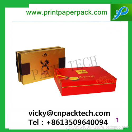 Luxurious Embossing Hot Foil Satin Lined Jewelry Packaging Box Watch Box Wine Box